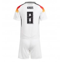 Nemecko Toni Kroos #8 Domáci Detský futbalový dres ME 2024 Krátky Rukáv (+ trenírky)